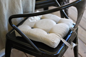 Простые подушки на стул своими руками: схемы